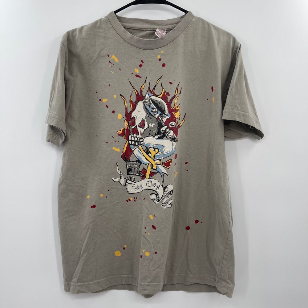 Point Zero Affliction Style Shirt Men's M skater‎ emo Goth Cyber Y2K